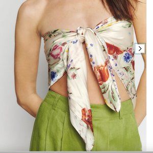 Reformation Silk Top Scarf